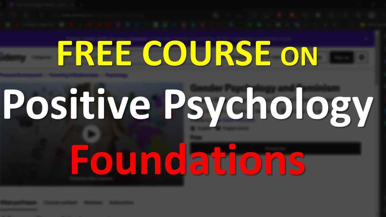 Free Course on Positive Psychology