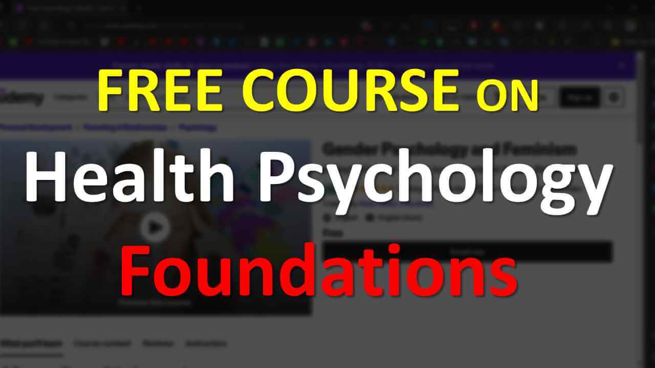 Free Course on Health Psychology