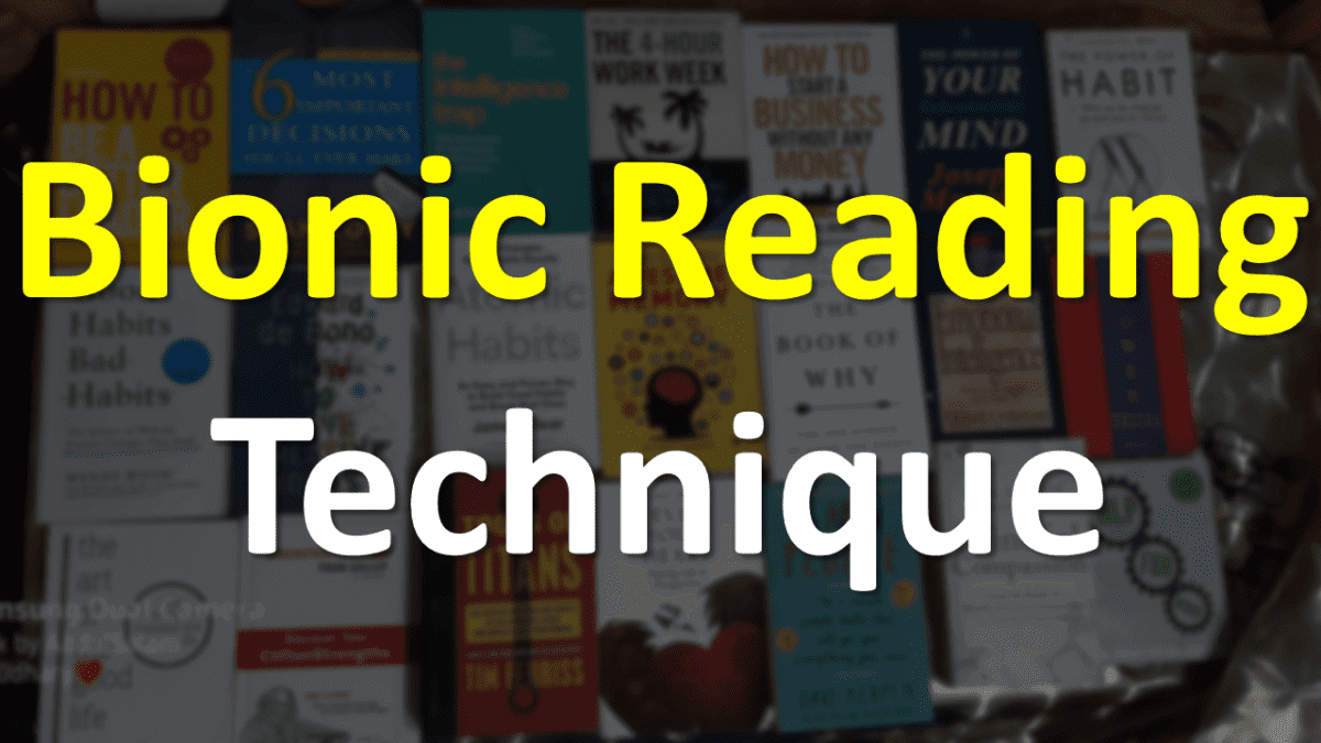 bionic reading research