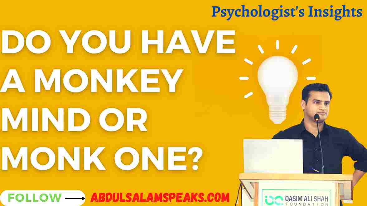 Discover Your MIND Type. MONK Mind vs Monkey Mind