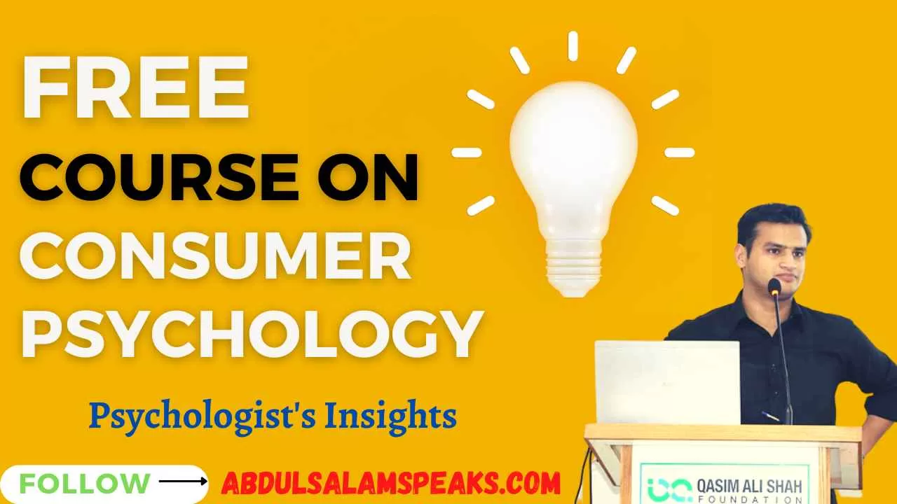 Free Course on Consumer Psychology